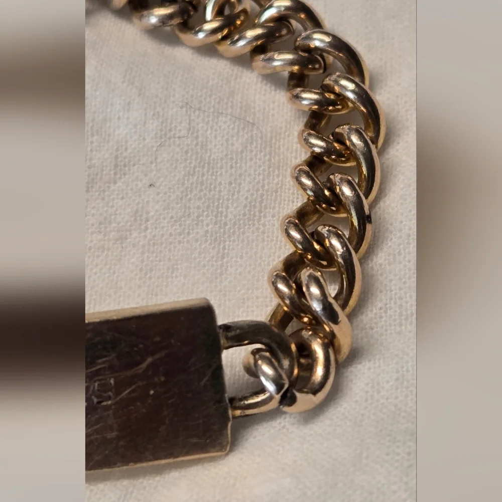 Vtg 1/20 12k G.F On Sterling Bracelet